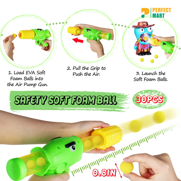 Zombie Shooting Toy Gun Game For Children