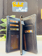 Premium Executive Leather Long Wallet
