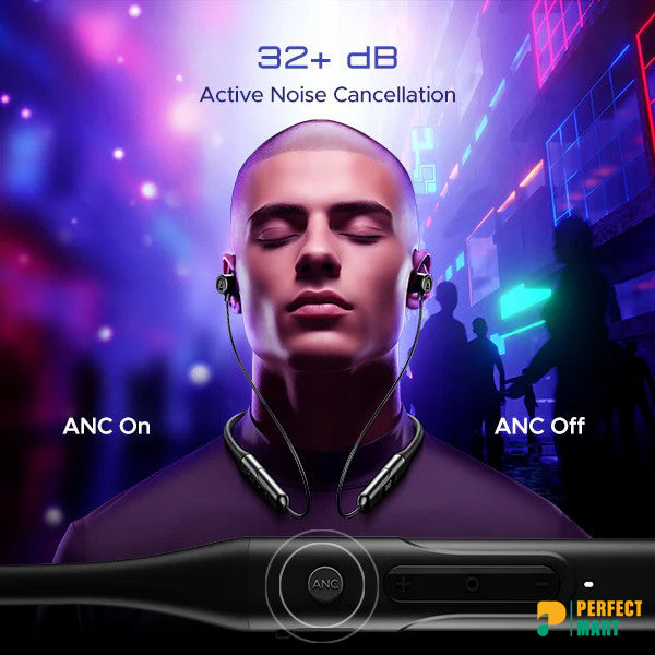 boAt Rockerz 255 ANC Bluetooth Neckband with 100 Hours Playback