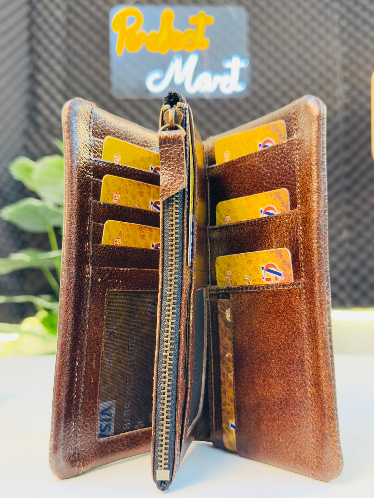 Premium Executive Leather Long Wallet
