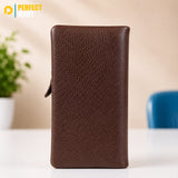 Perfect Mart জেনুইন লেদার প্রিমিয়াম লং ওয়ালেট