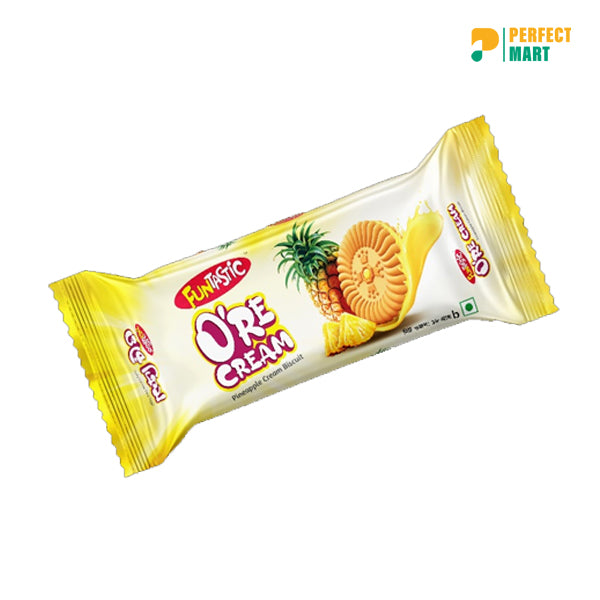 Funtastic Ore Cream Pineapple Biscuit 44gm