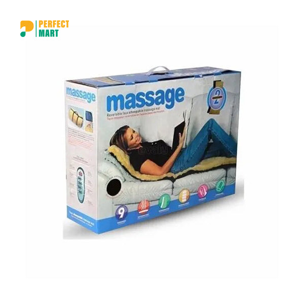 Full Body Massage Mat with 9 Massaging Points – Black